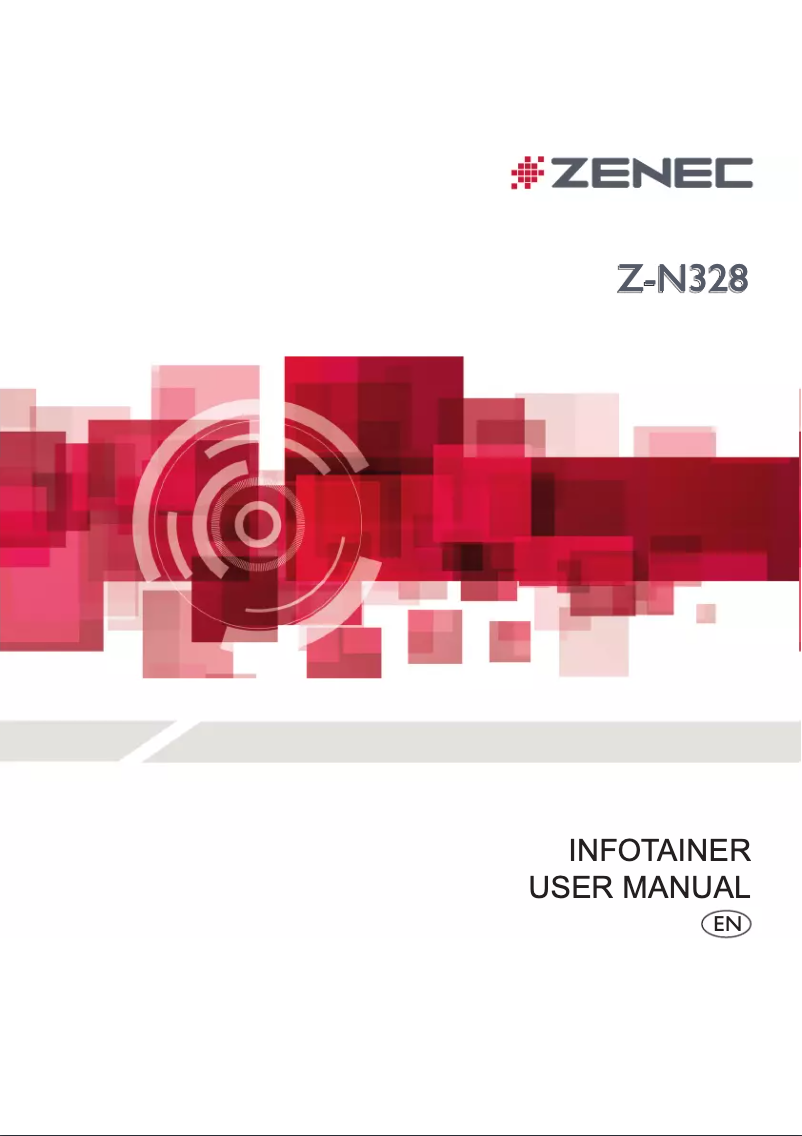 Page 1 de la notice Manuel utilisateur Zenec Z-N328 car media receiver