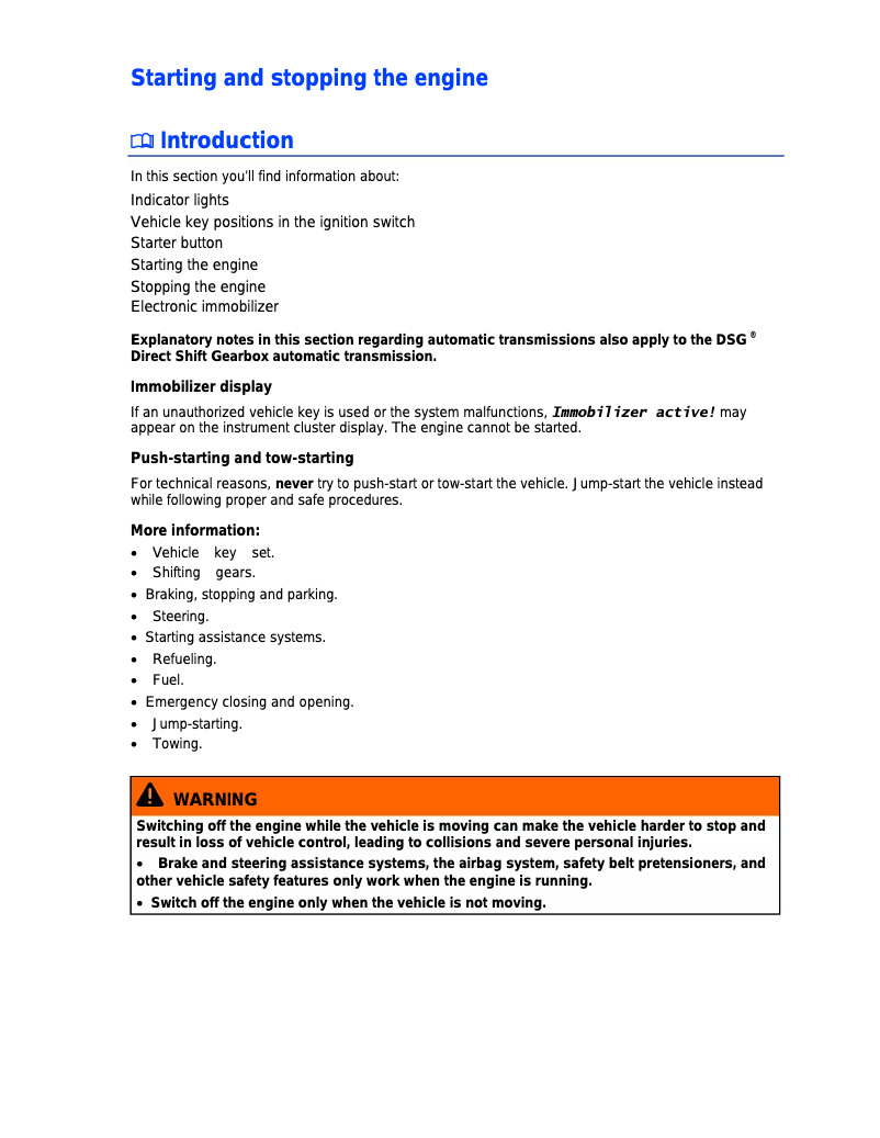 Page 1 de la notice Manuel utilisateur Volkswagen Beetle (2013)