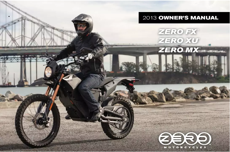 Page 1 de la notice Manuel utilisateur Zero MX (2013)