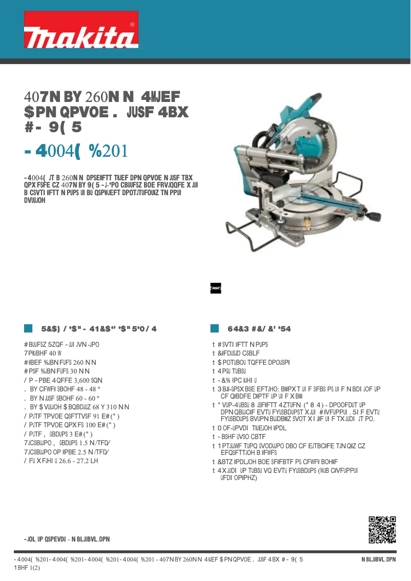 Image de la première page du manuel de l'appareil LS004GD201