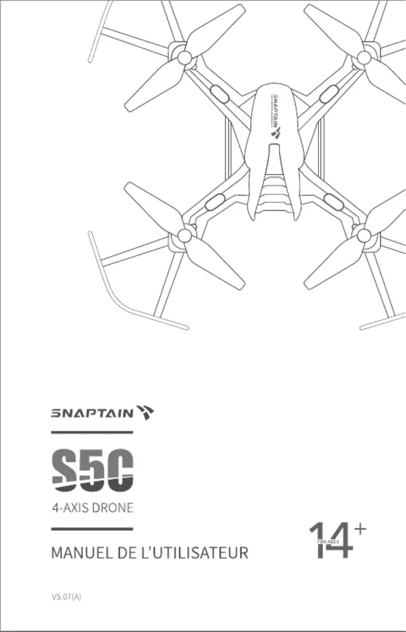 Page 1 de la notice Manuel utilisateur Snaptain S5C