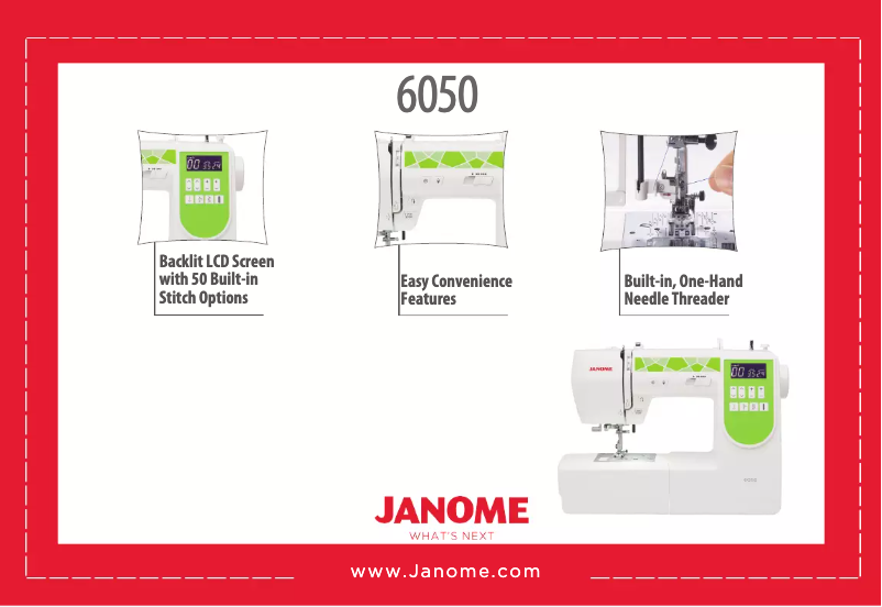 Image de la première page du manuel de l'appareil DC6050