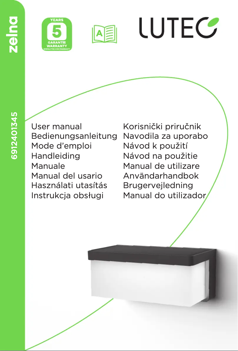 Image de la première page du manuel de l'appareil Zelna