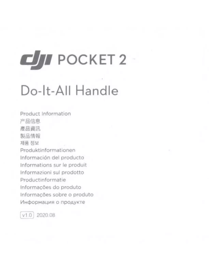 Page n°1 - Manuel utilisateur DJI Pocket 2 Do-It-All Handle