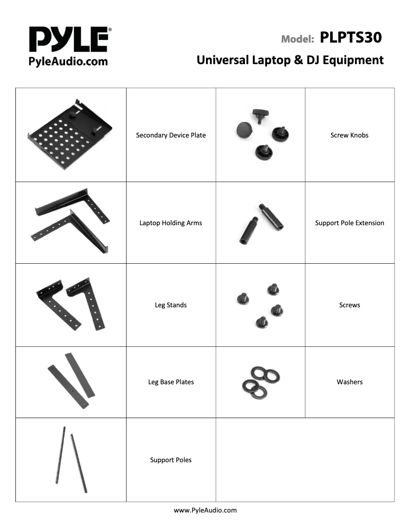 Image de la première page du manuel de l'appareil PLPTS30
