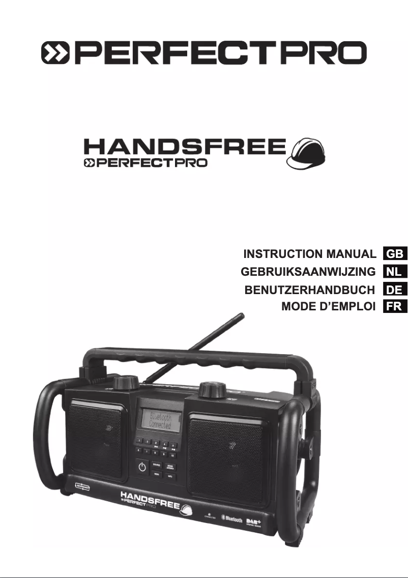 Page n°1 - Manuel utilisateur PerfectPro Handsfree