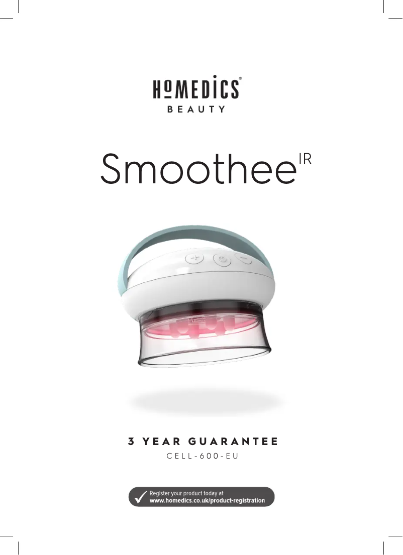 Page n°1 - Manuel utilisateur Homedics Smoothee IR CELL-600-EU