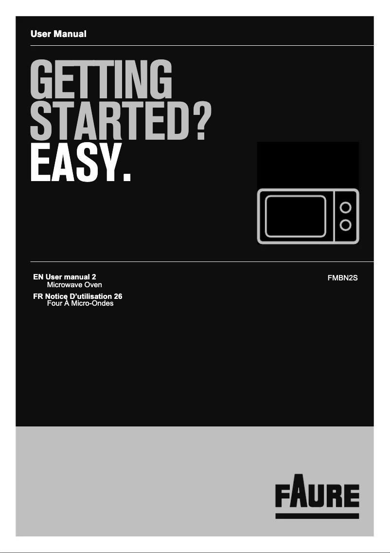 Page 1 de la notice Manuel utilisateur Electrolux FMBN2SX