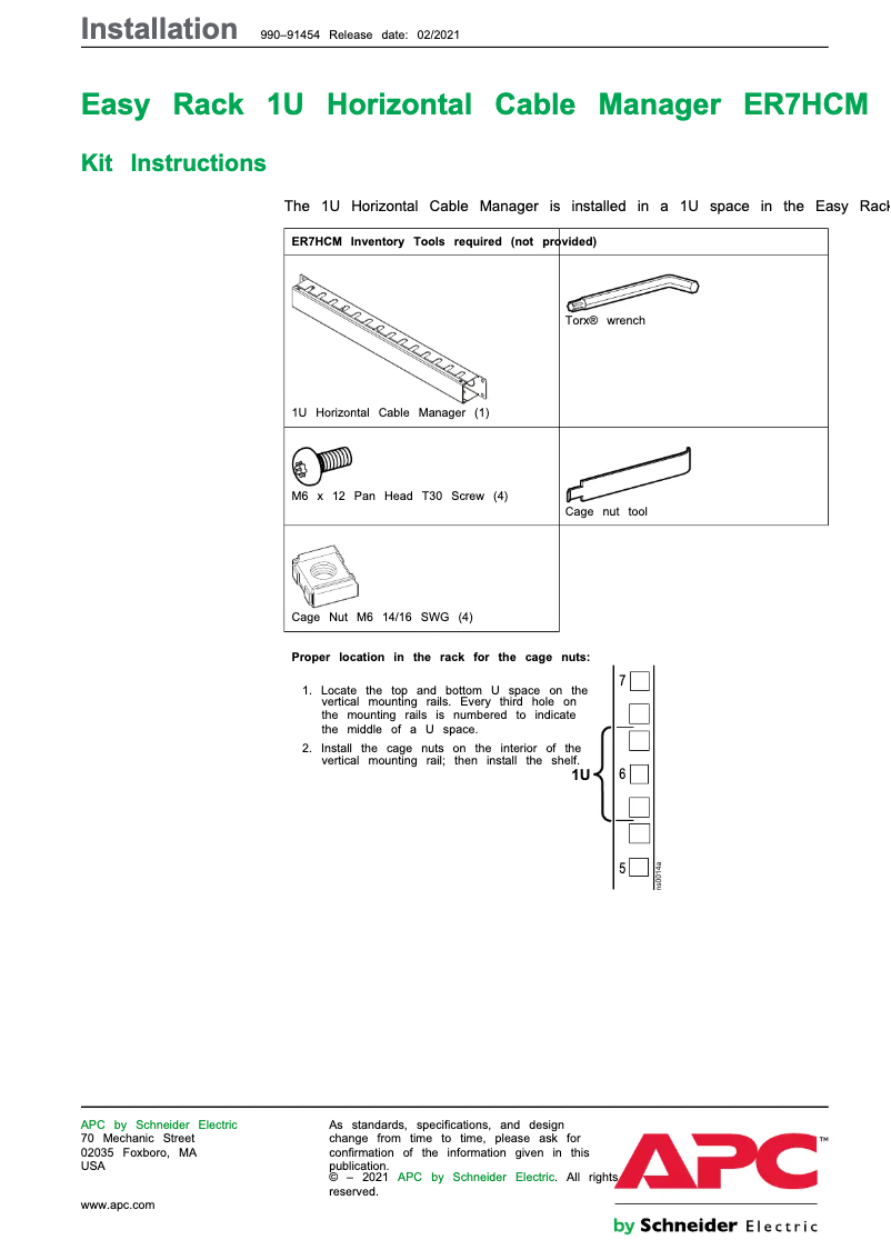 Image de la première page du manuel de l'appareil ER7HCM