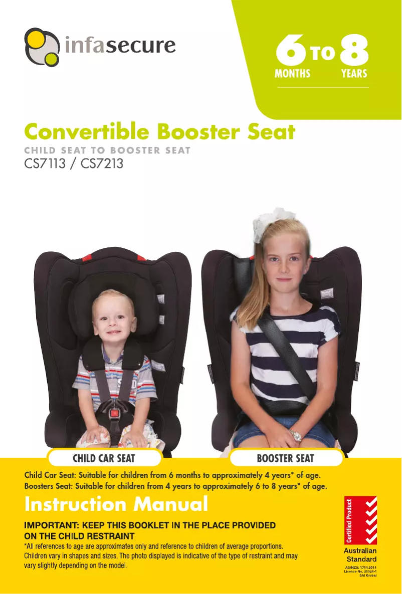 Page 1 de la notice Manuel utilisateur InfaSecure Spectrum Slate