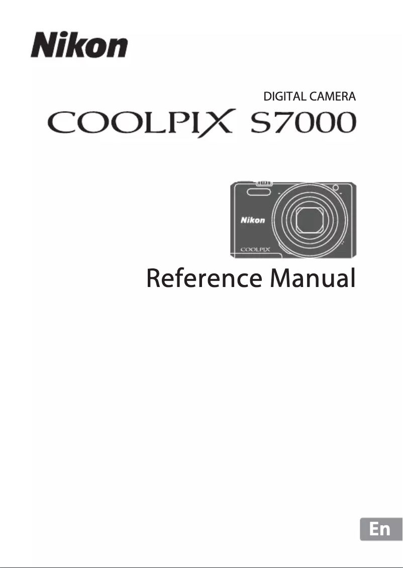 Page 1 de la notice Manuel utilisateur Nikon Coolpix S7000
