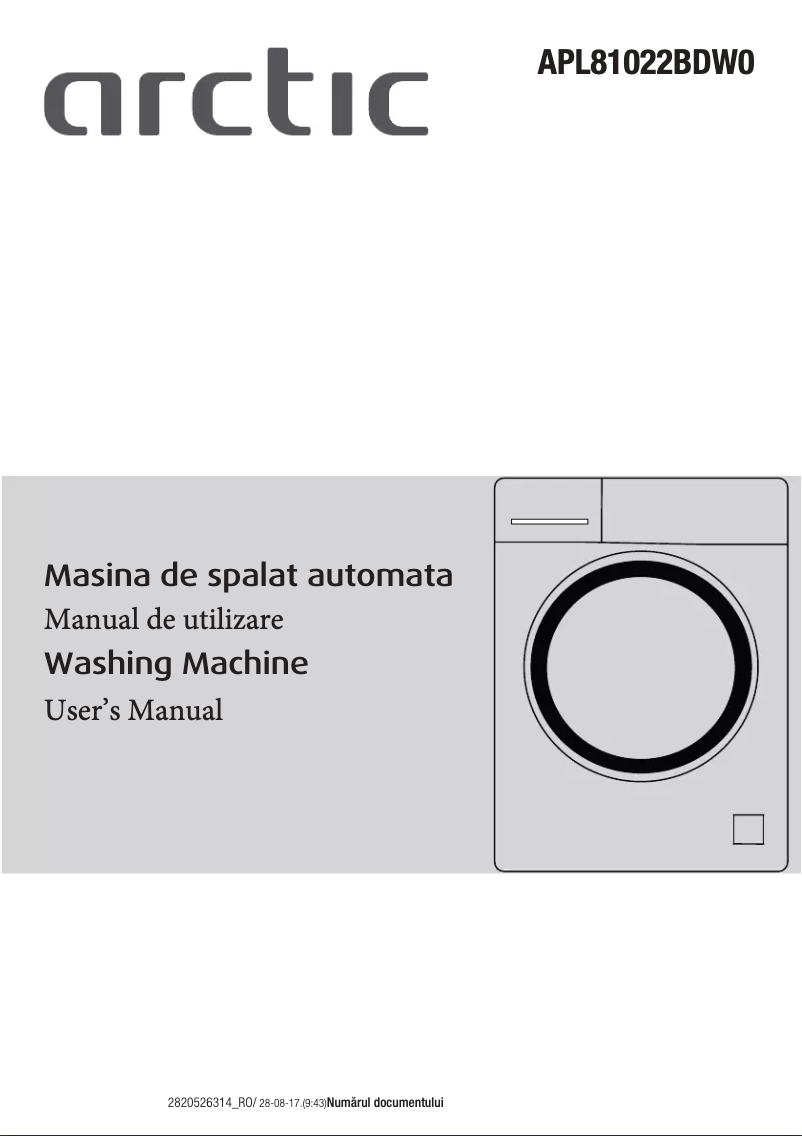 Page 1 de la notice Manuel utilisateur Arctic Cooling APL81022BDW0