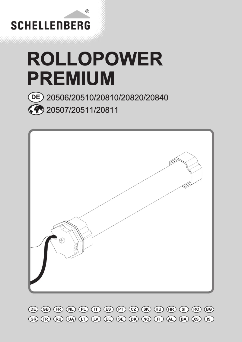 Page 1 de la notice Manuel utilisateur Schellenberg 21241