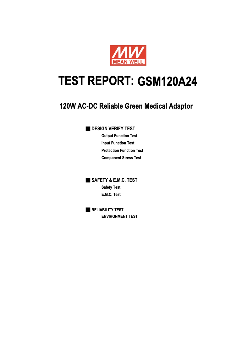 Page 1 de la notice Fiche technique Mean Well GSM120A24-R7B