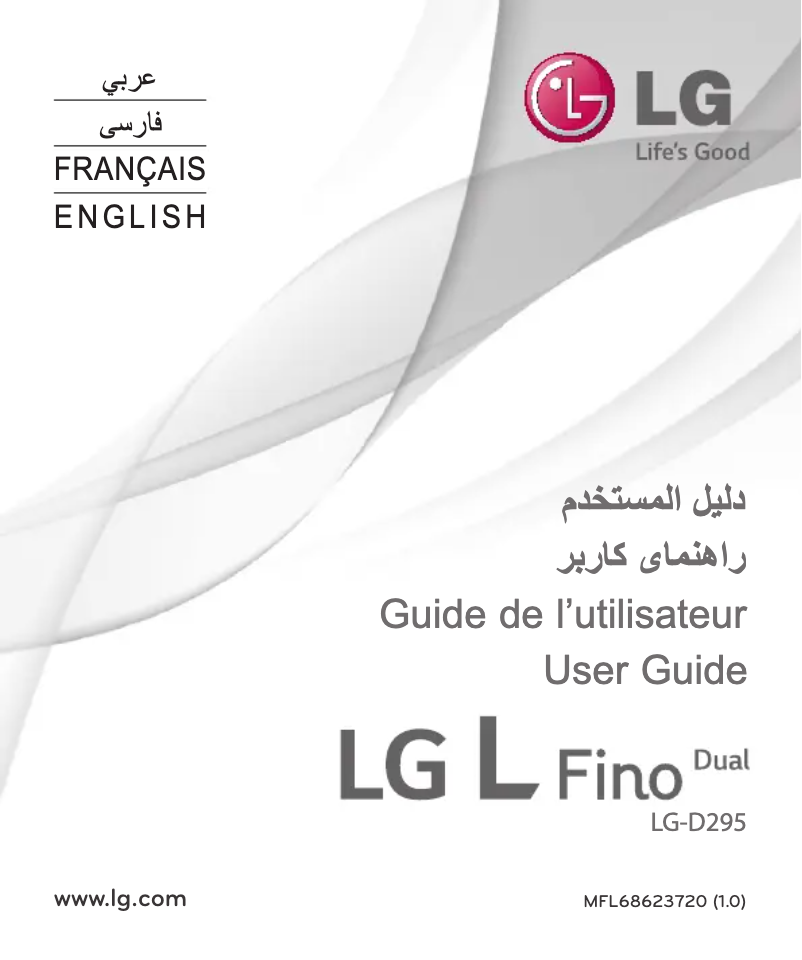 Page n°1 - Manuel utilisateur LG LG-D295