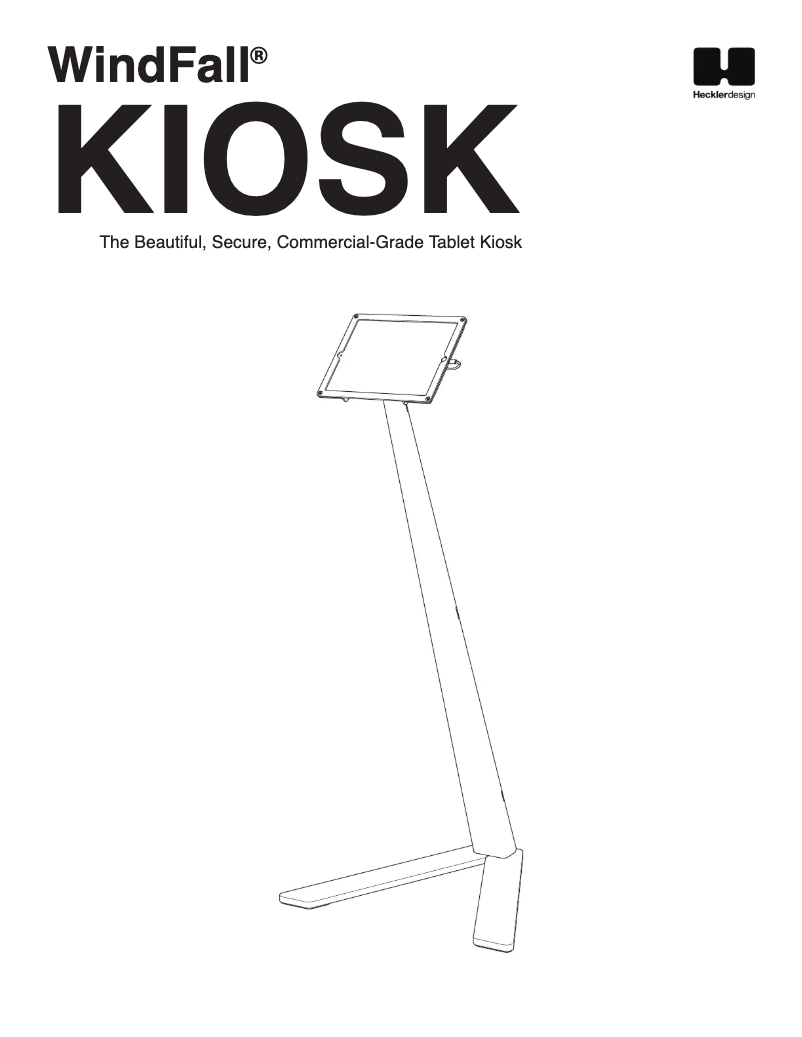 Page 1 de la notice Manuel utilisateur Heckler Design H293-BG