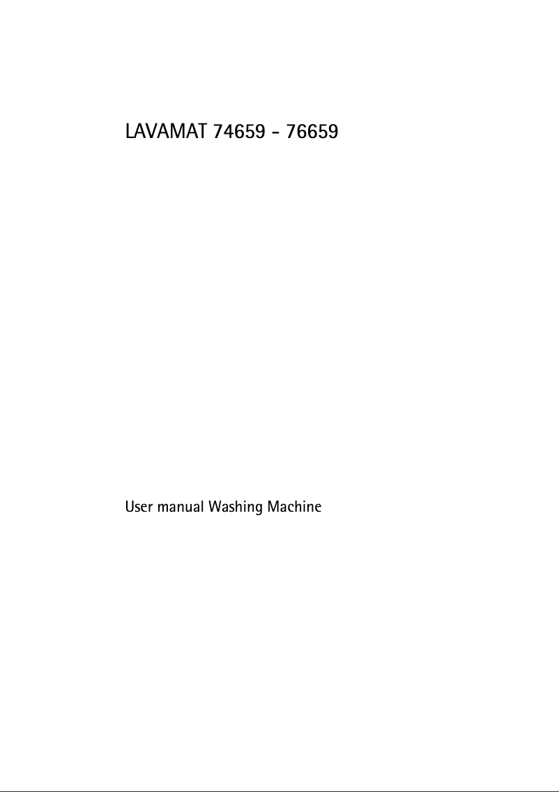 Image de la première page du manuel de l'appareil L74659