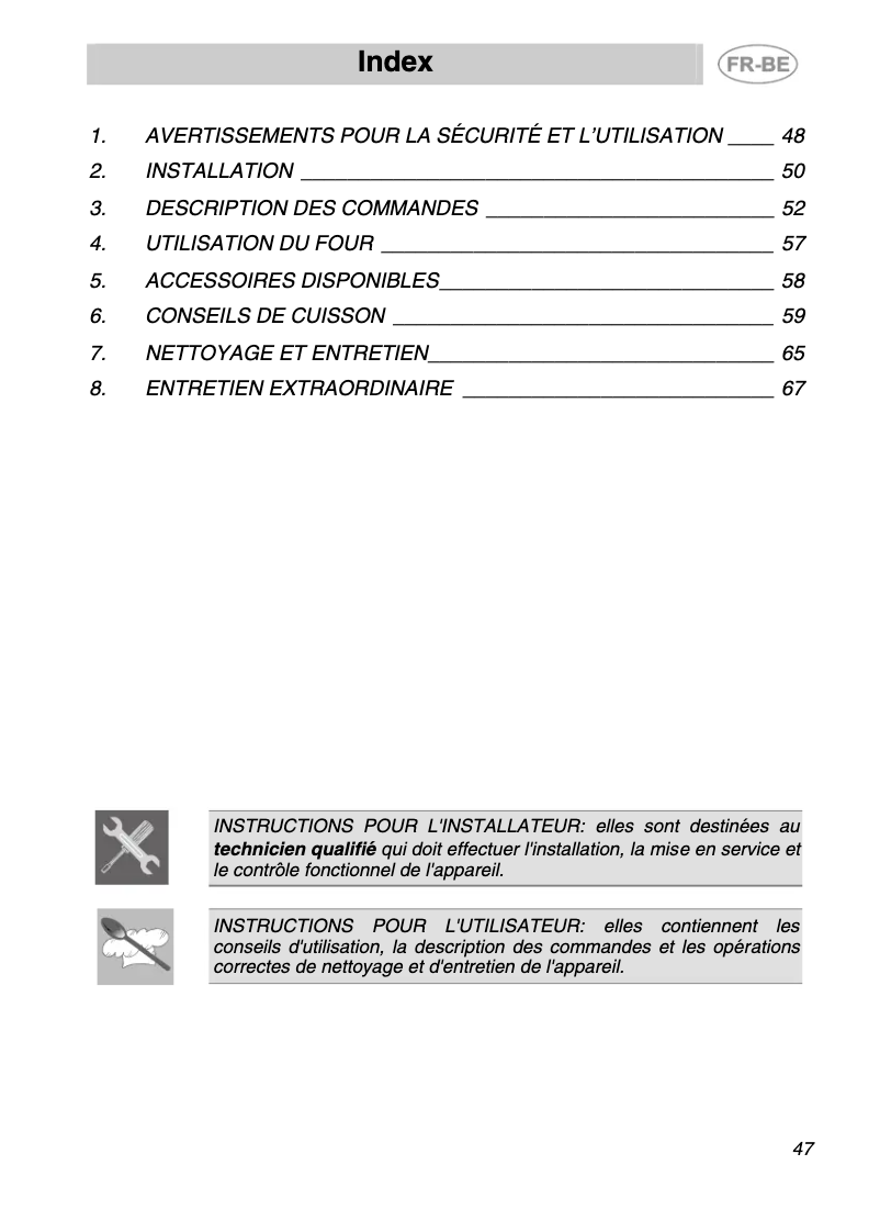 Image de la première page du manuel de l'appareil S 20 XMF