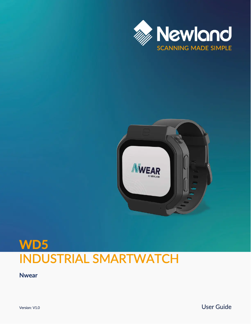 Página 1 del manual Manual de usuario Newland WD5