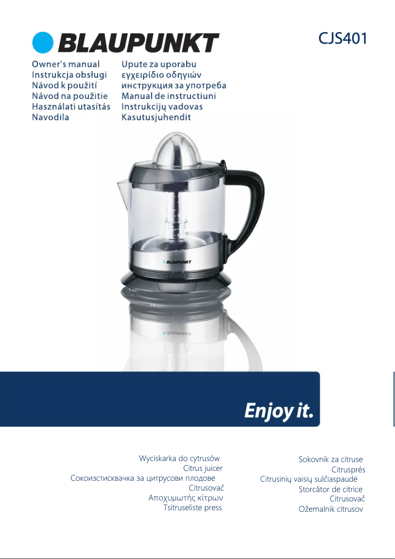 Page n°1 - Manuel utilisateur Blaupunkt CJS401