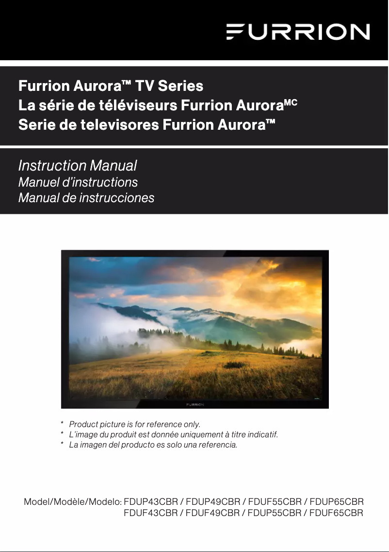 Page 1 de la notice Manuel utilisateur Furrion FDUF65CBS