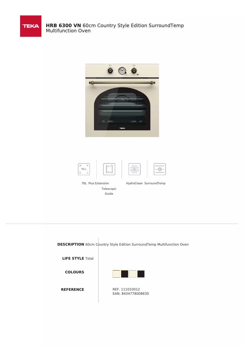 Image de la première page du manuel de l'appareil HRB 6300 VN