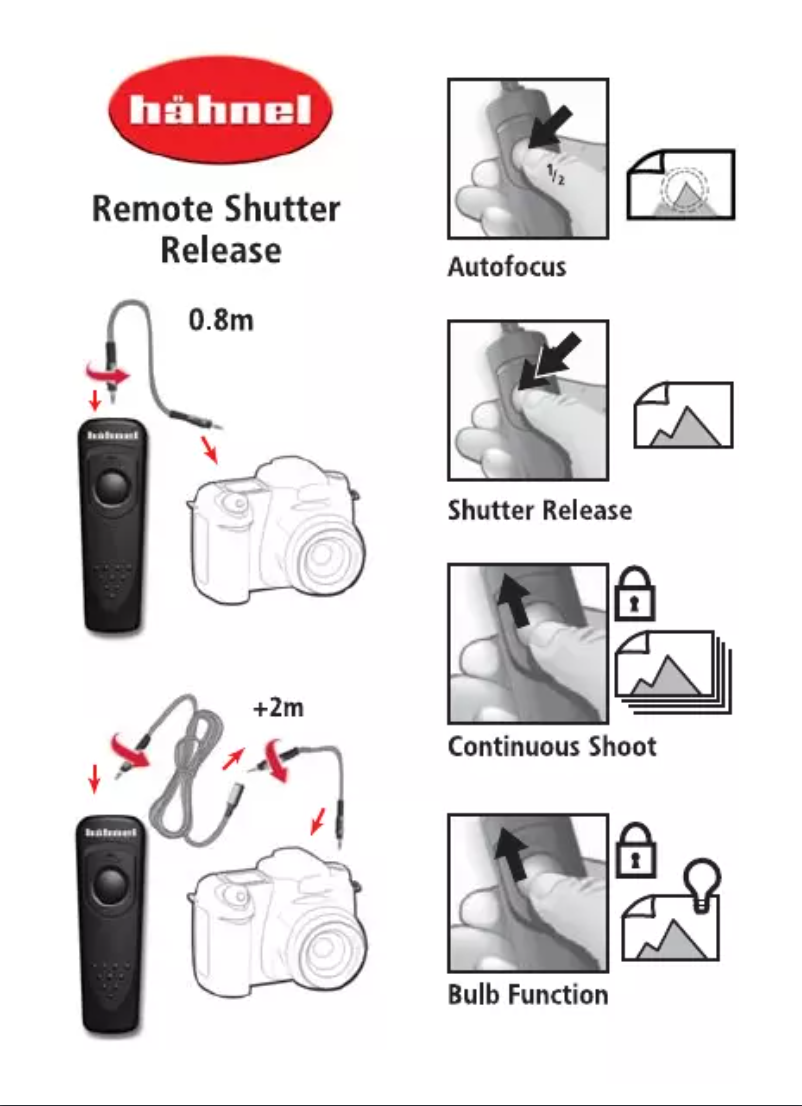 Page 1 de la notice Manuel utilisateur Hähnel HROP 80