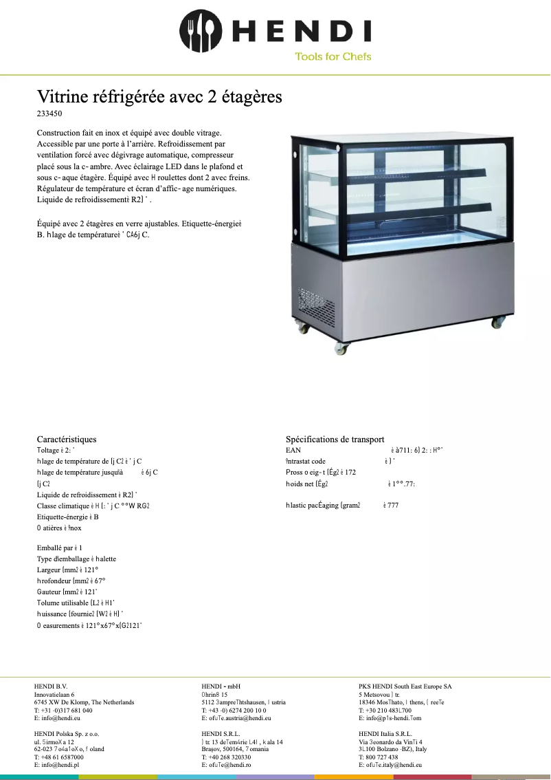 Page n°1 - Fiche technique Arktic 233467