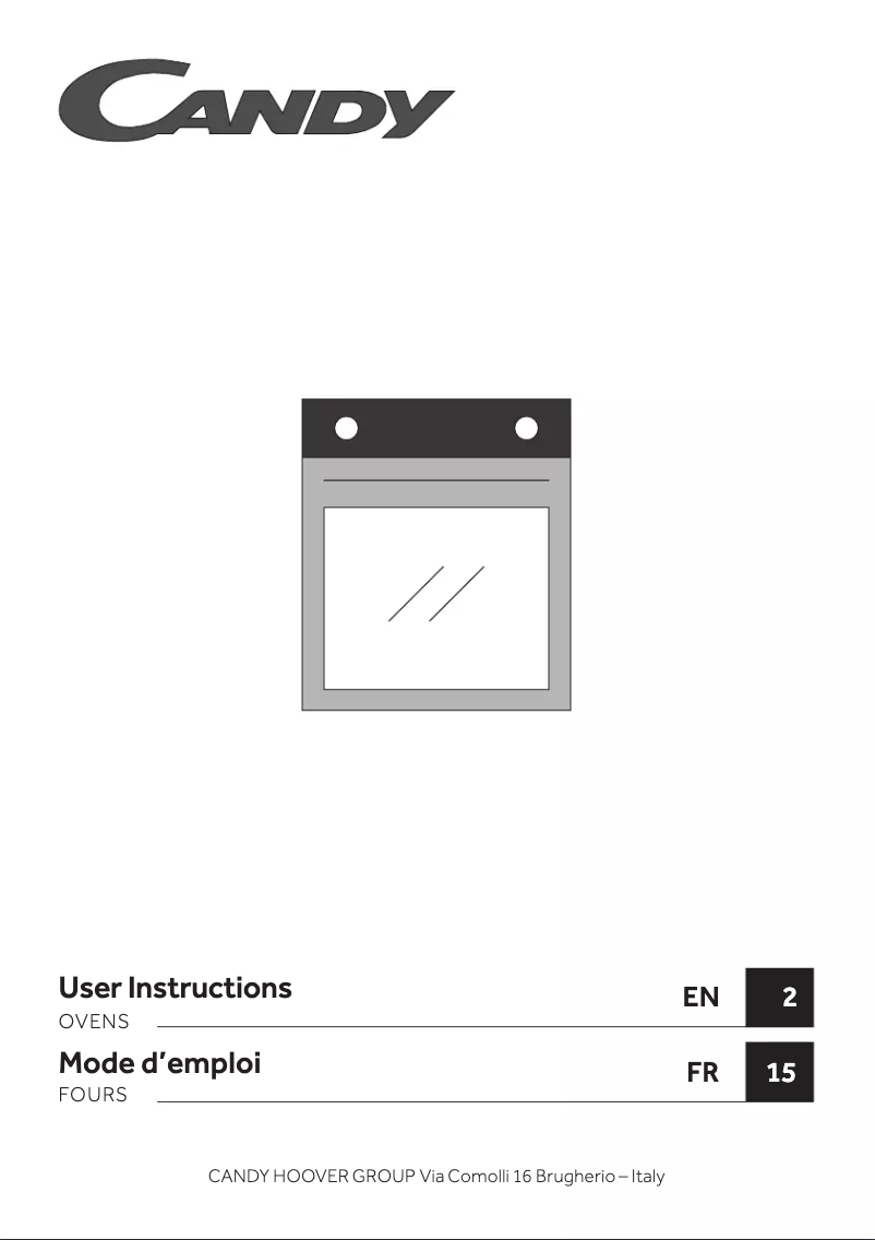 Image de la première page du manuel de l'appareil FCM665B