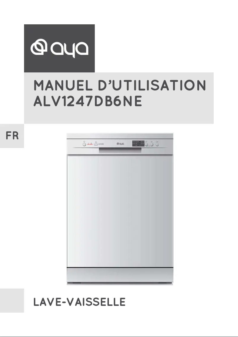 Page 1 de la notice Manuel utilisateur AYA ALV1247DB6NE