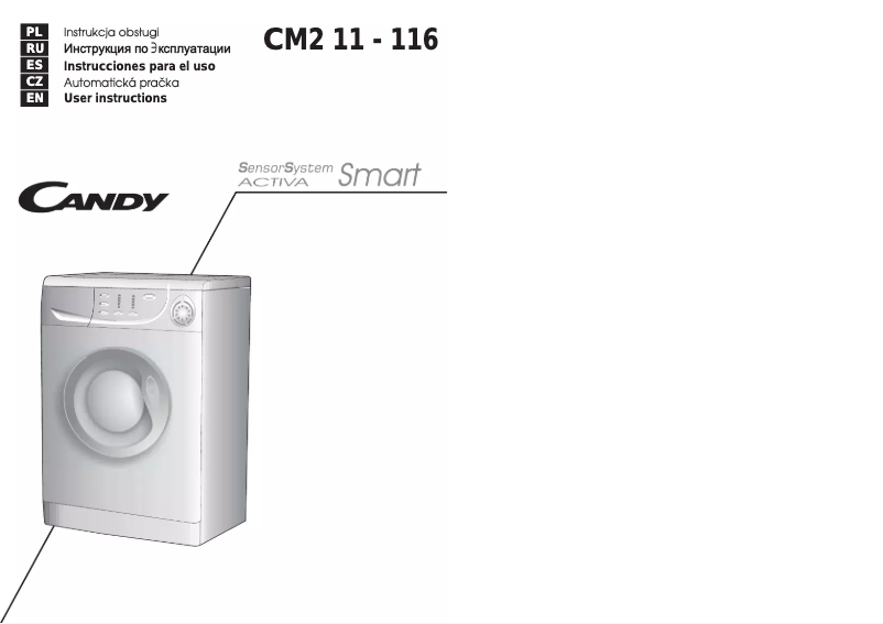 Page n°1 - Manuel utilisateur Candy CM211