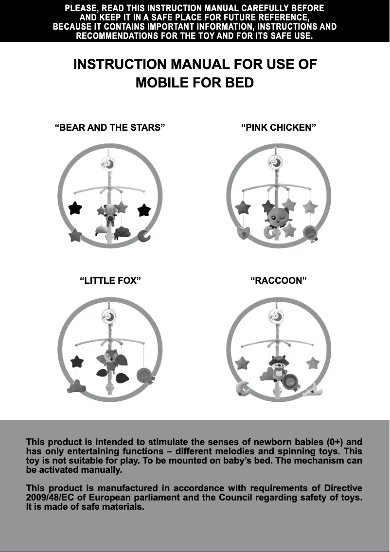 Page 1 de la notice Manuel utilisateur Chipolino Princess bears