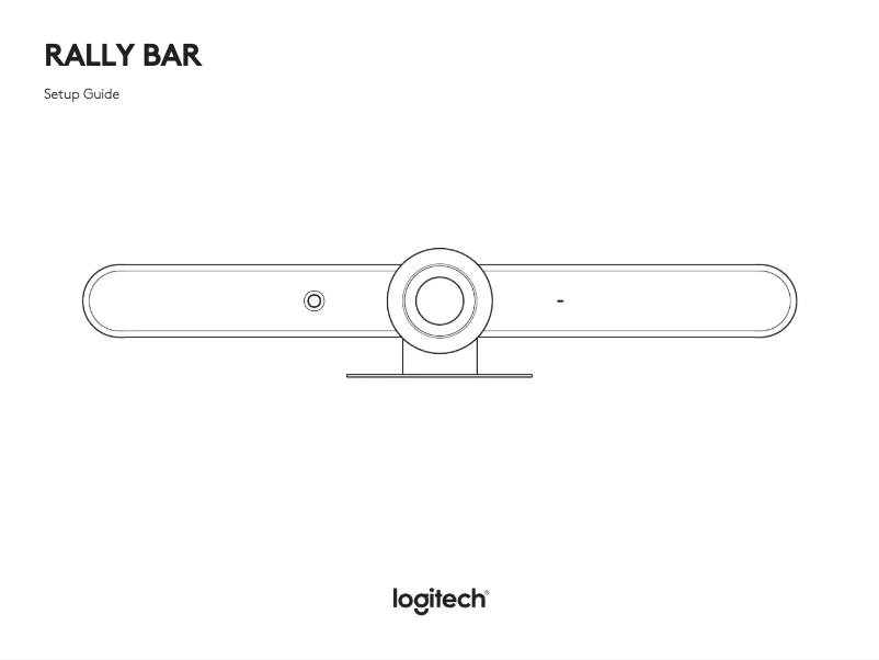Page 1 de la notice Manuel utilisateur Logitech Rally Bar