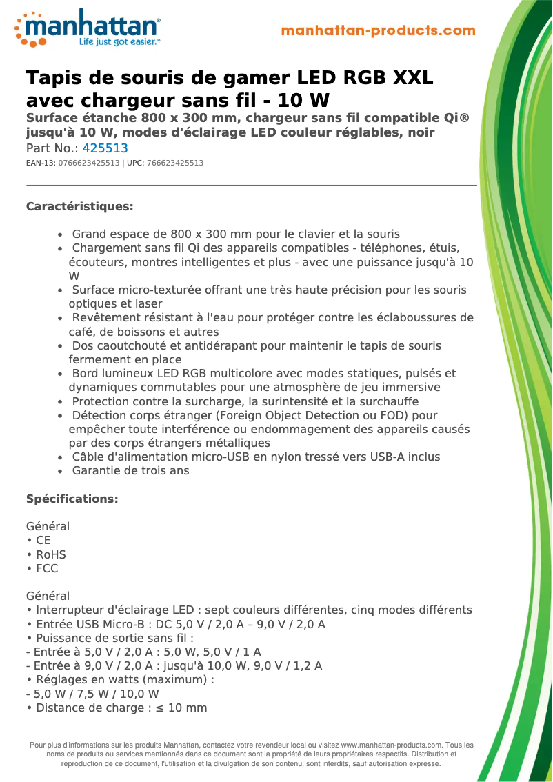 Image de la première page du manuel de l'appareil 425513