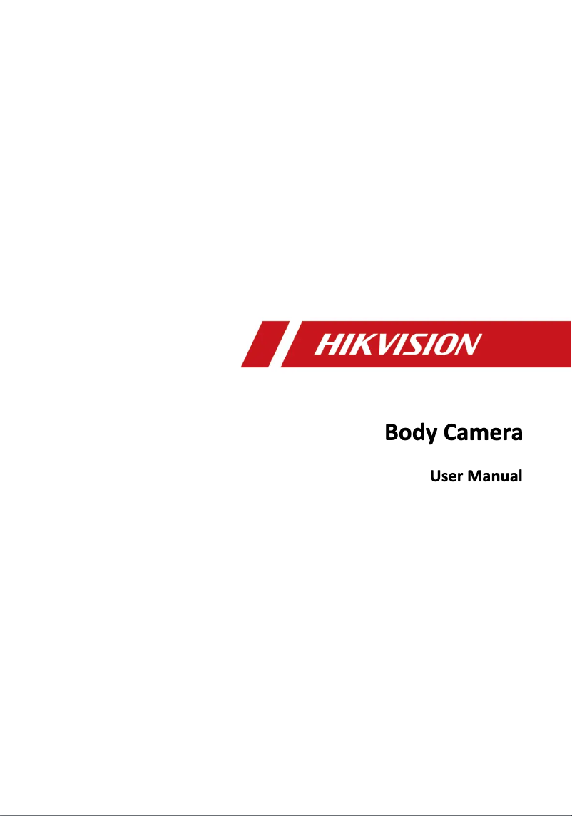 Page n°1 - Manuel utilisateur Hikvision DS-MCW406/32G/GPS/WIFI