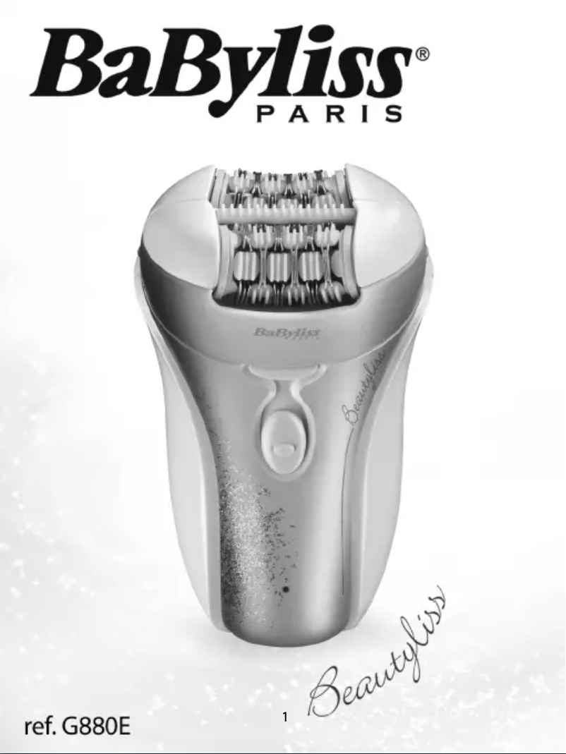 Page 1 de la notice Manuel utilisateur BaByliss Beautyliss G880E