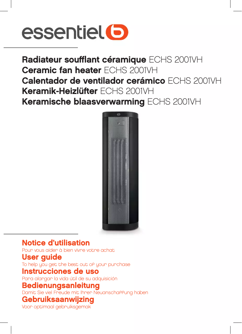 Page n°1 - Manuel utilisateur Essentiel B ECHS 2001VH