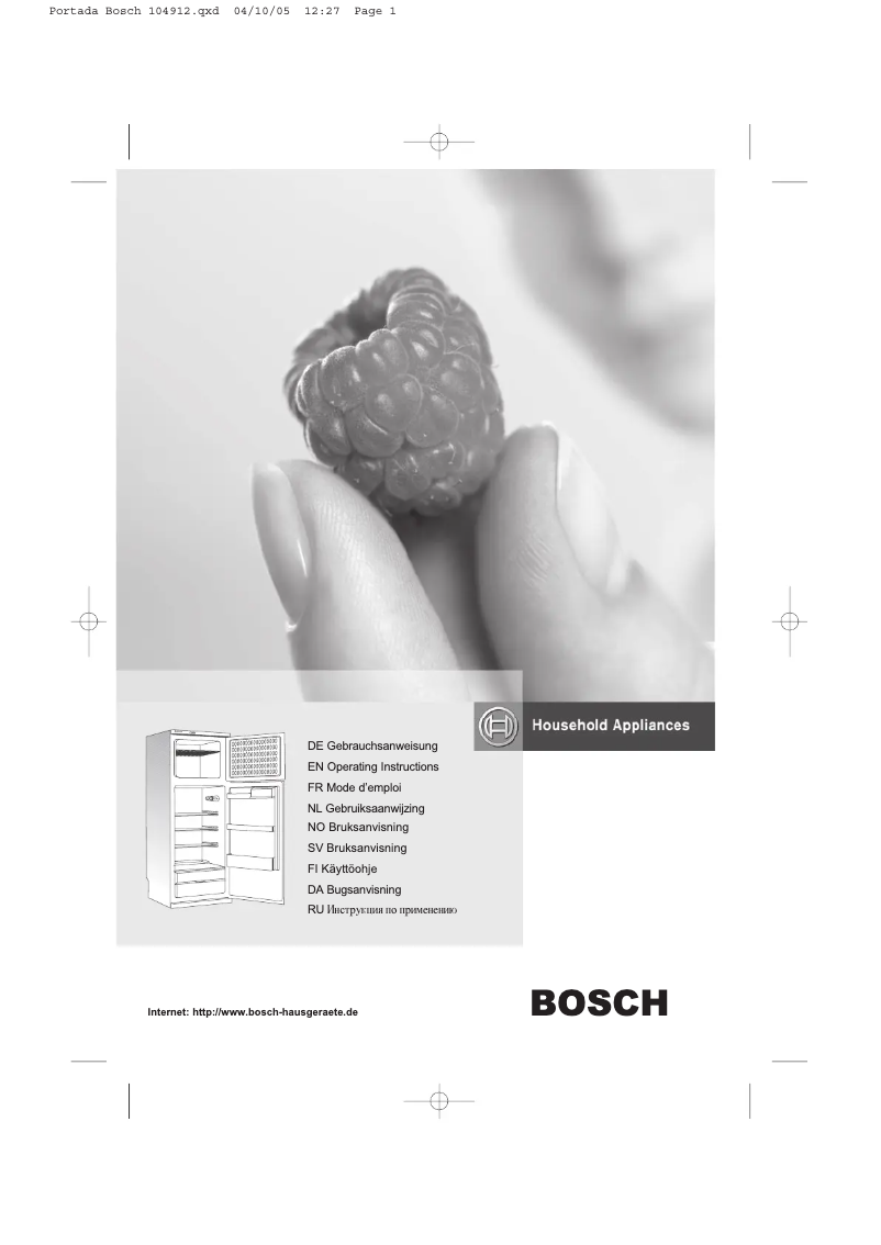 Image de la première page du manuel de l'appareil KDV20V00