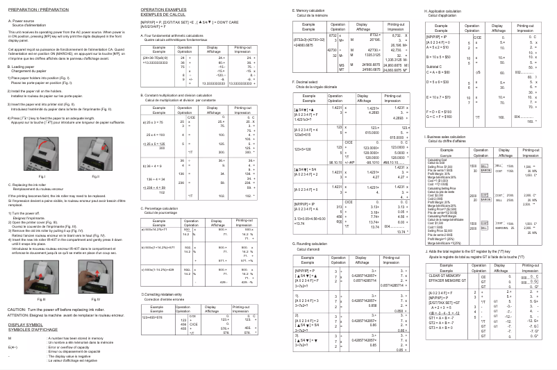 Image de la première page du manuel de l'appareil MP-241