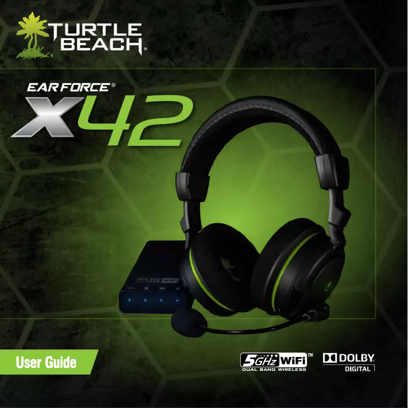 Page 1 de la notice Manuel utilisateur Turtle Beach Ear Force X42