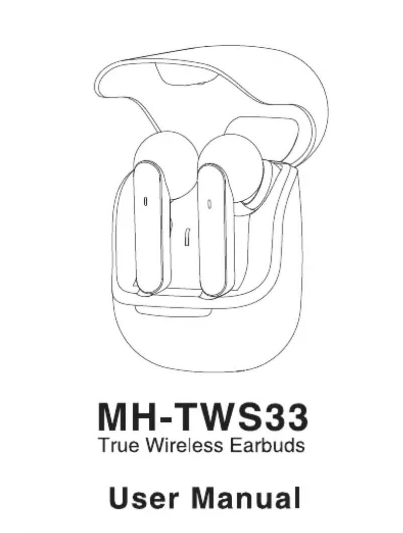 Page n°1 - Manuel utilisateur Moonki MH-TWS33