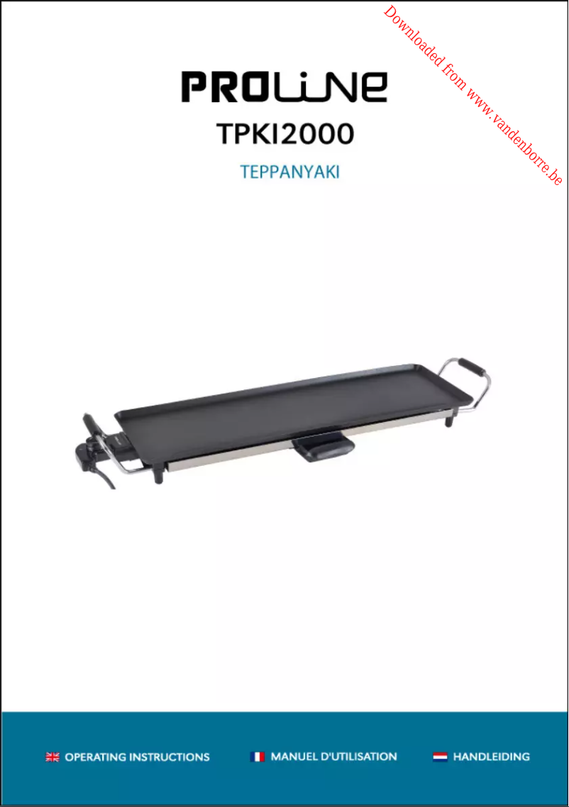 Image de la première page du manuel de l'appareil TPKI2000