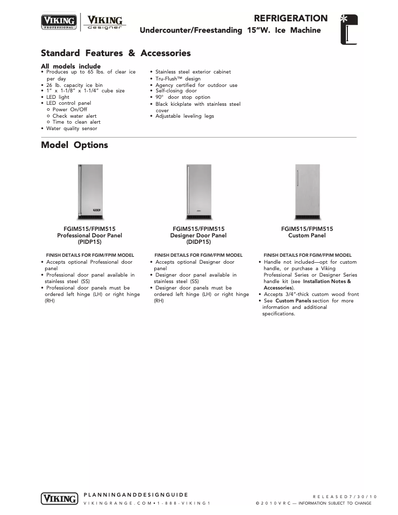 Image de la première page du manuel de l'appareil FPIM515