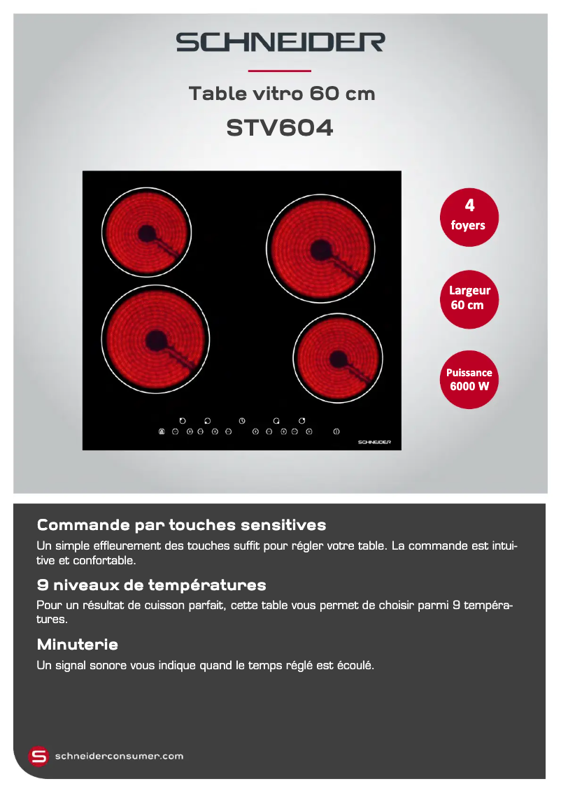 Image de la première page du manuel de l'appareil STV604
