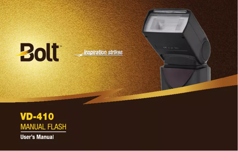 Image de la première page du manuel de l'appareil VD-410