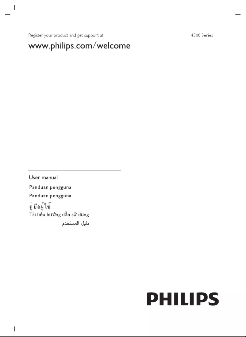 Page n°1 - Manuel utilisateur Philips 32PHA4300S