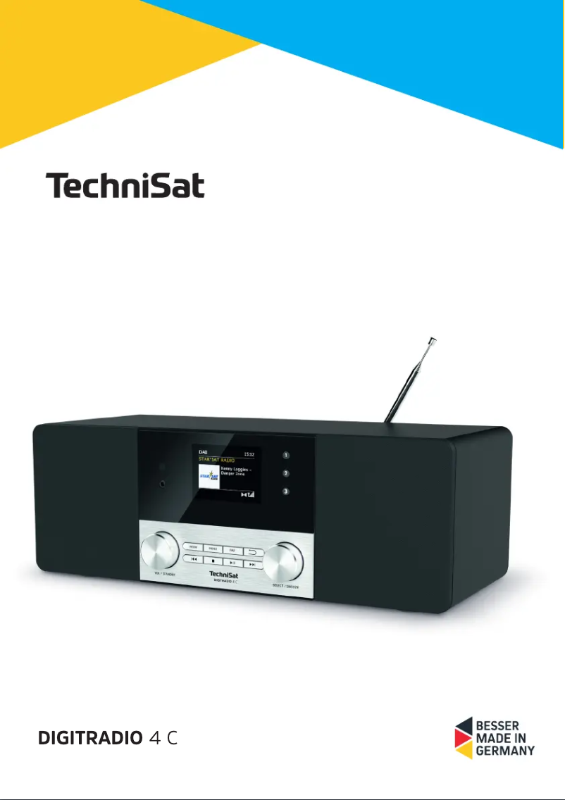 Page n°1 - Manuel utilisateur TechniSat DigitRadio 4 C