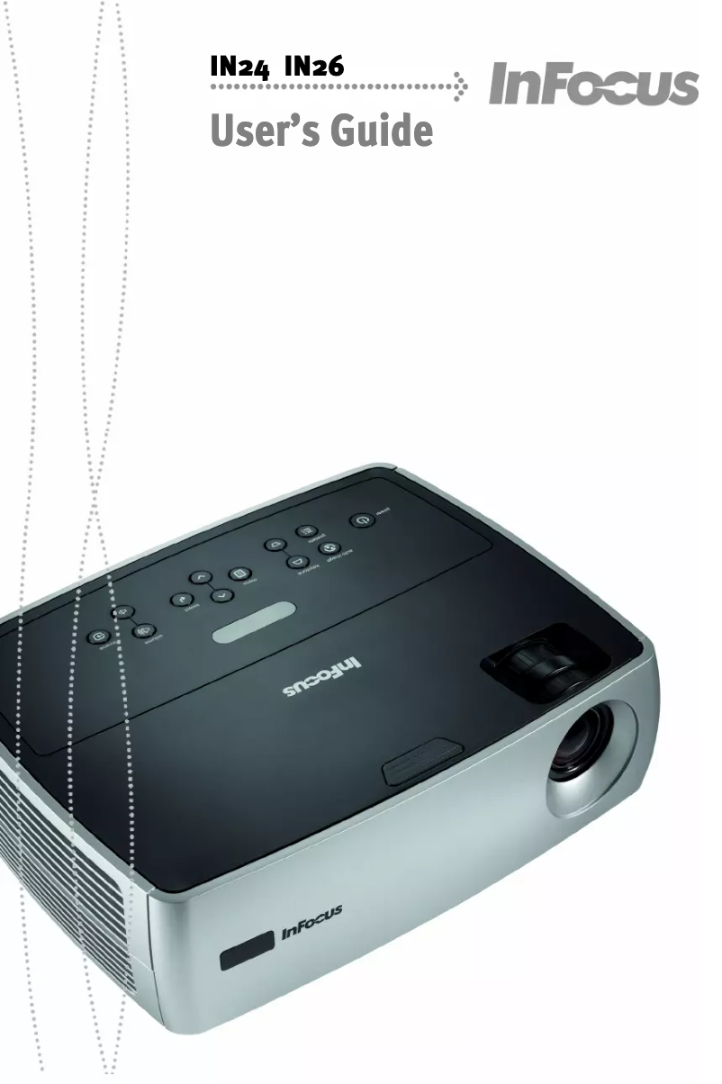 Page n°1 - Manuel utilisateur InFocus IN26