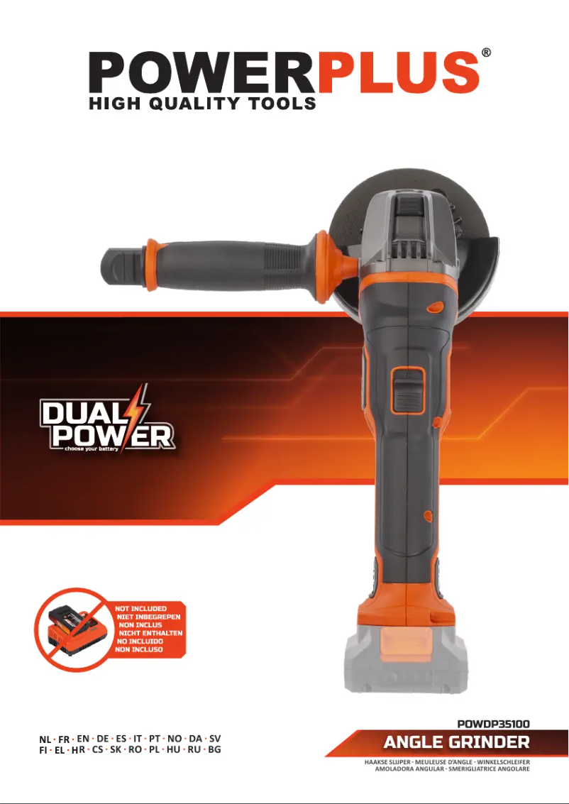 Page n°1 - Manuel utilisateur PowerPlus POWDP35100