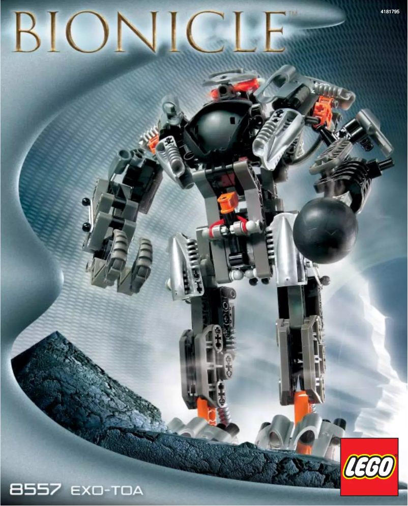 Page 1 de la notice Manuel utilisateur Lego Bionicle 8557